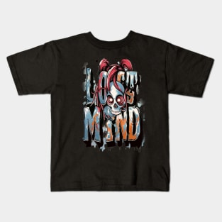 Lost Mind lady Graphic T-shirt 05 Kids T-Shirt